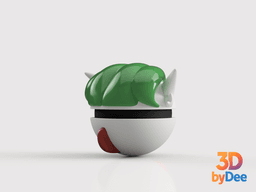 Gardevoir Pokeball 3d model