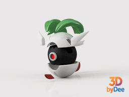 Gardevoir Pokeball 3d model