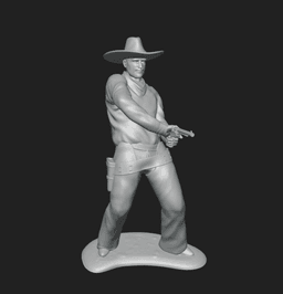 Soldiers: Cowboy Shooting 3d model