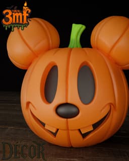 Mickey Halloween Pumpkin 3d model