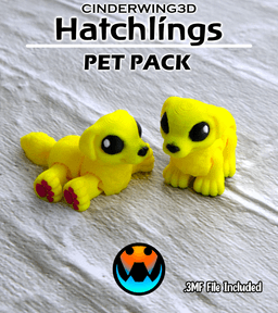 Golden Retriever - Hatchling 3d model