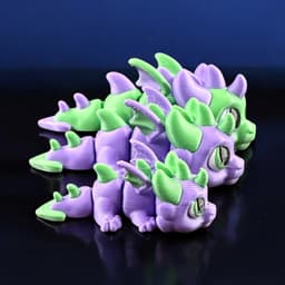 Chunkers - Dragon - Winged and Wingless 3d model