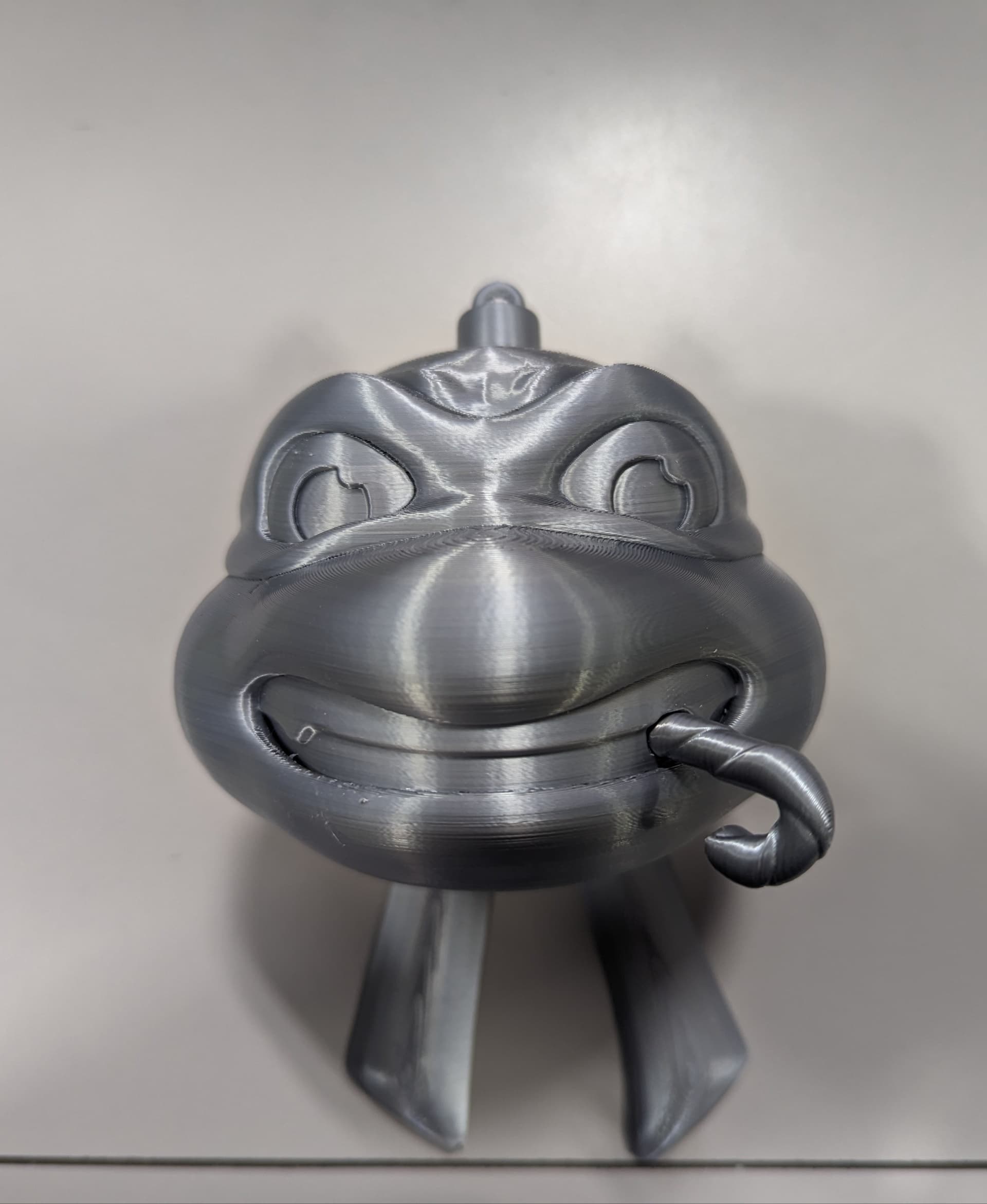 Printed in silver PLA on my p1p