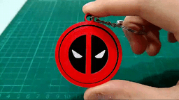 Deadpool Keychain 3d model