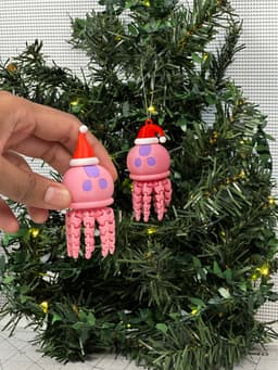 Christmas Spongebob Jellyfish.3mf 3d model
