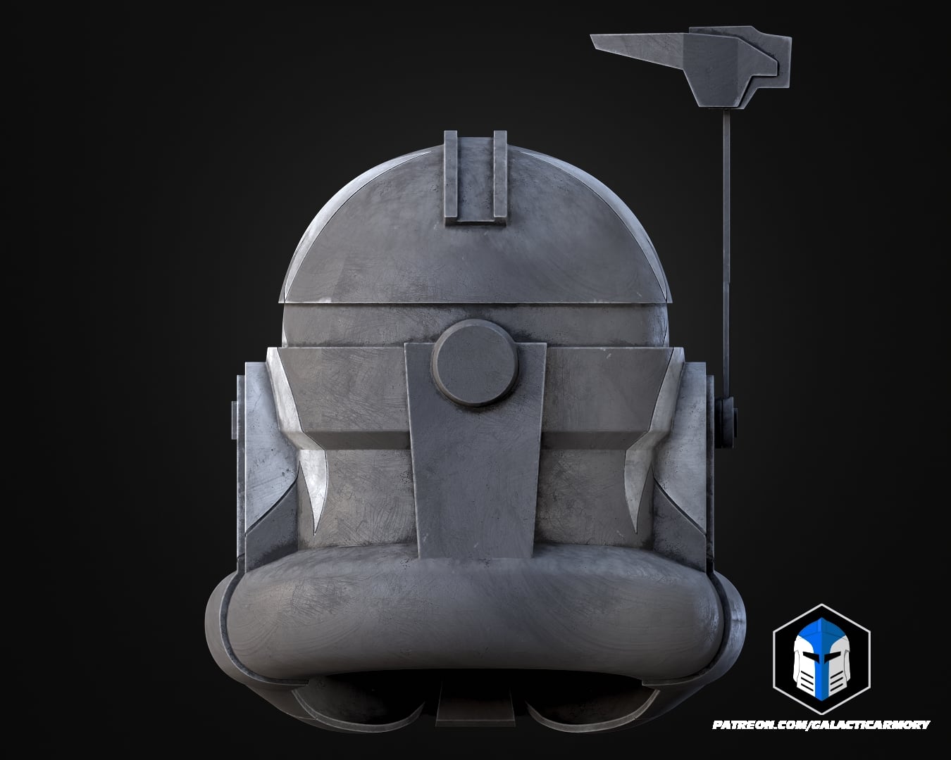 Commander Wolffe Helmet - 3D Print Files 3d model