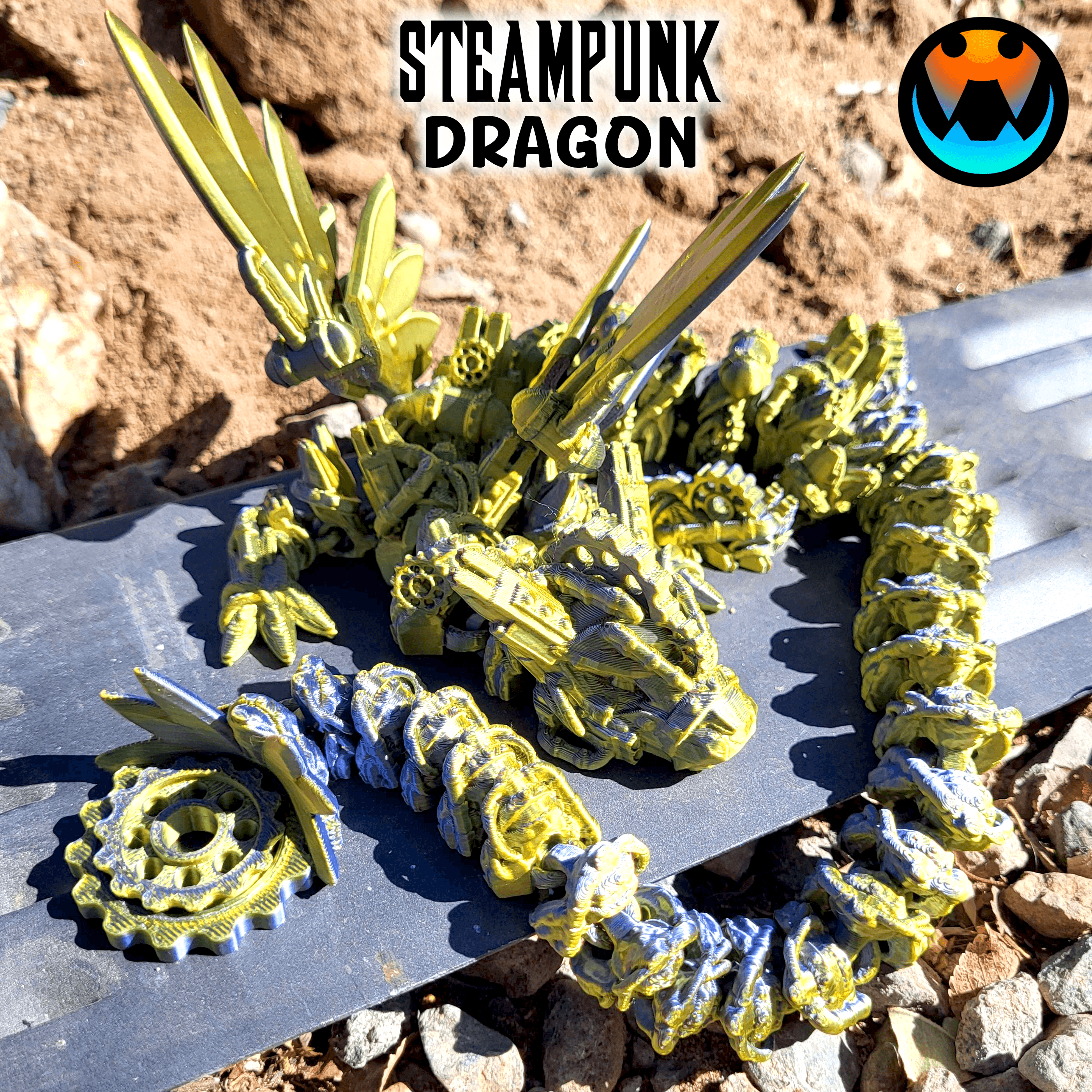 Steampunk Dragon 3d model