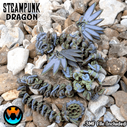 Steampunk Dragon 3d model