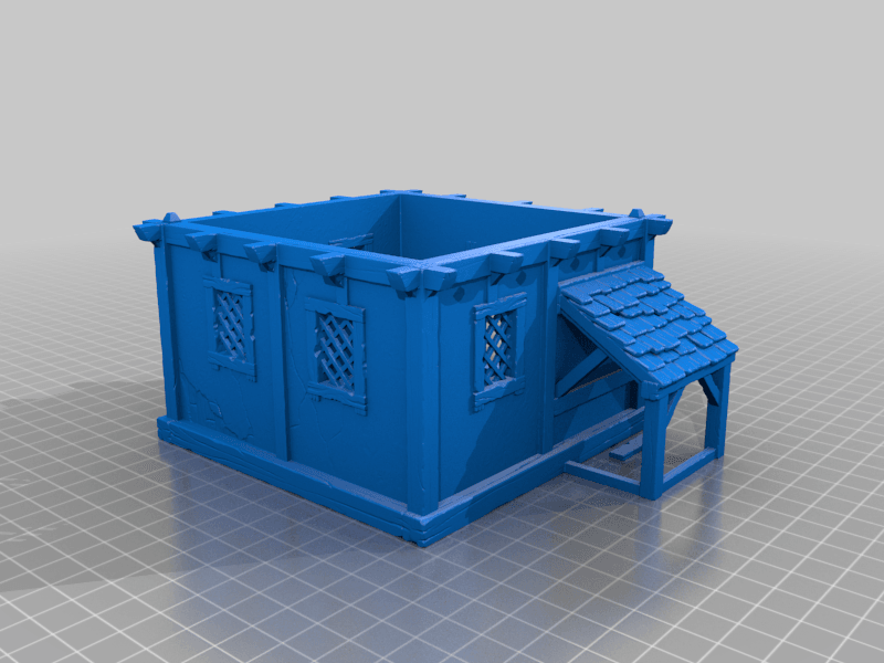 Old Cottage 3d model