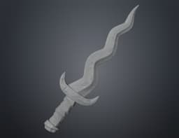 Slay the Spire Silent Dagger and Shiv 3d model