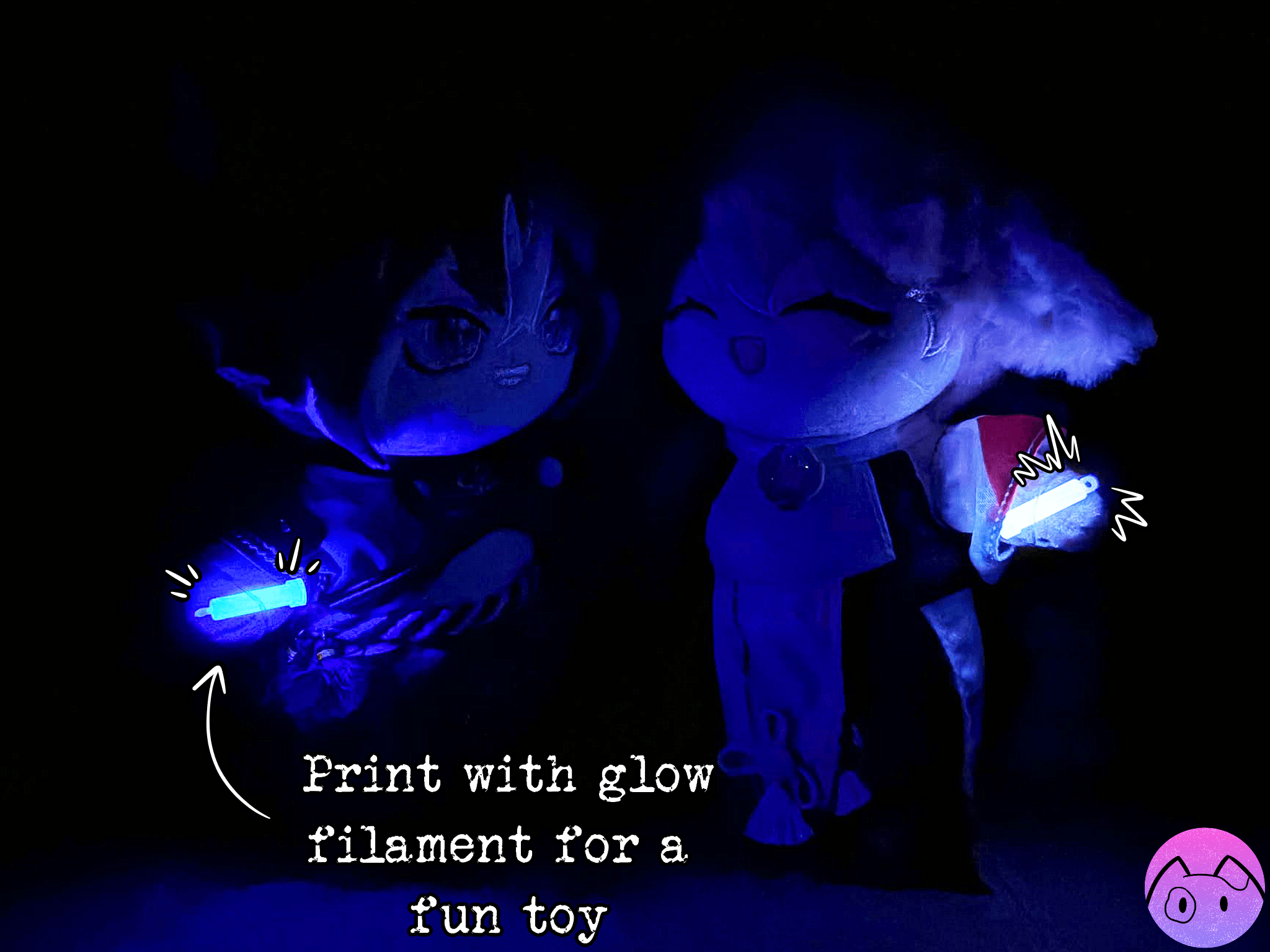 Mini Glowsticks 3d model