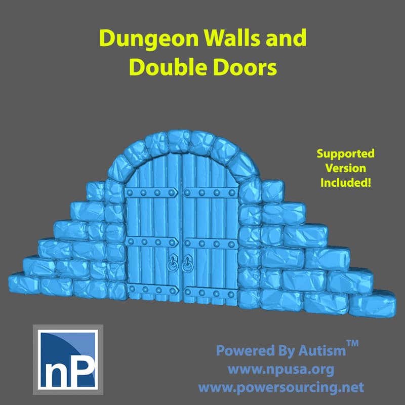 Dungeon Doorway 3d model