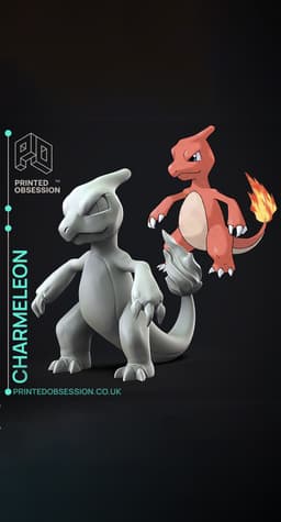 Charmeleon - Pokemon - Fan Art 3d model