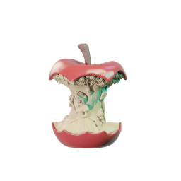 Snow White Apple 3d model