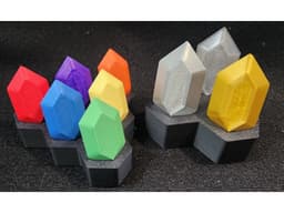 Legend of Zelda Rupee & Display Stands 3d model
