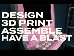 Arcade Wall Cabinet DIY 3d model