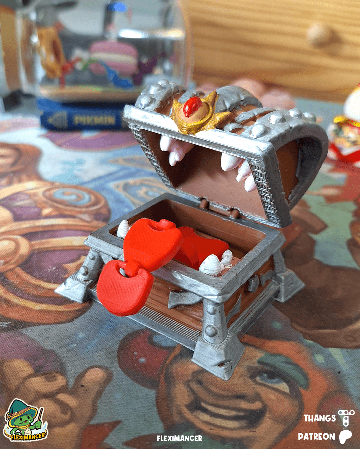 Mimic Chest | Flexi print-in-place | Multicolor 3d model