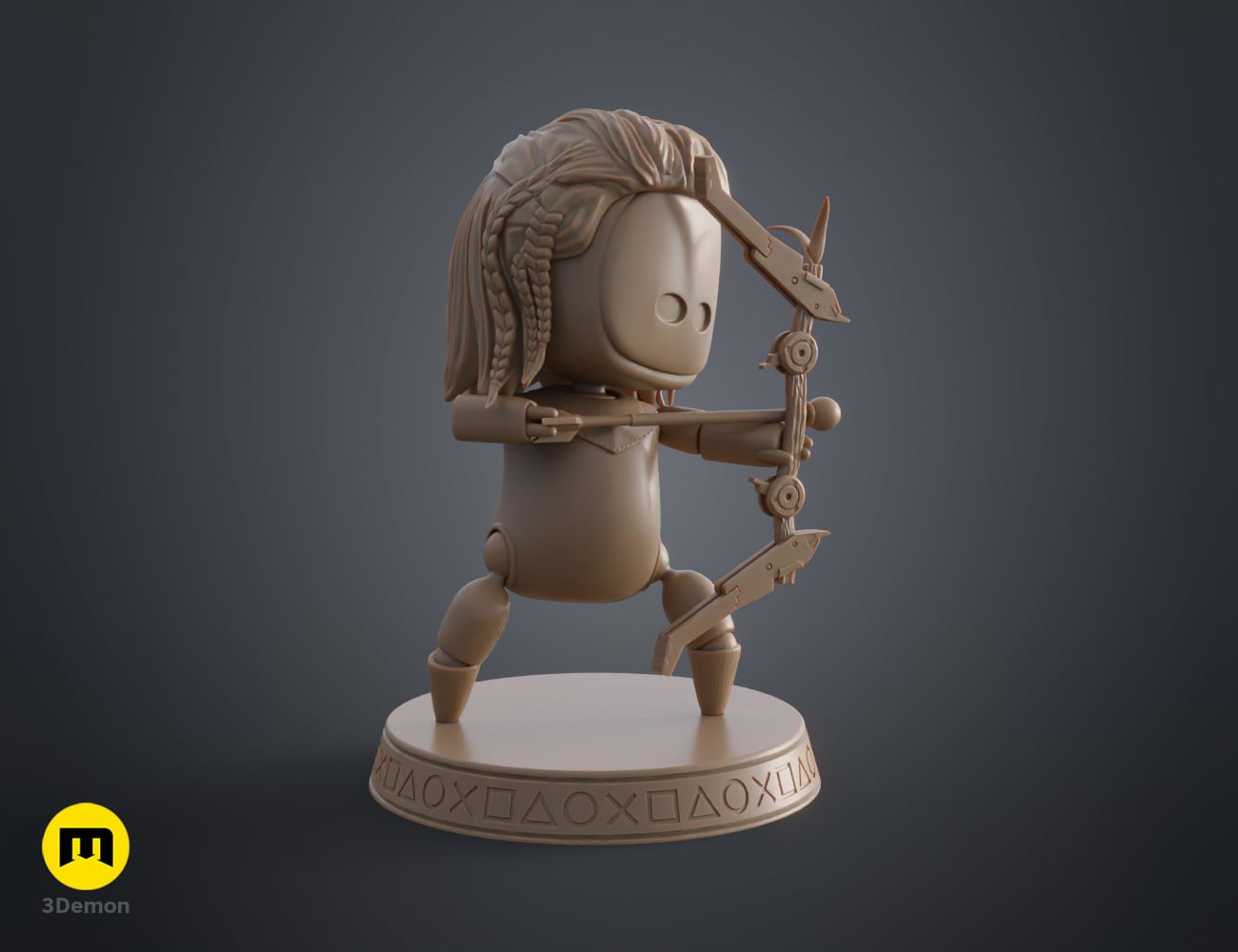 Astro Bot - Aloy Horizon 3d model