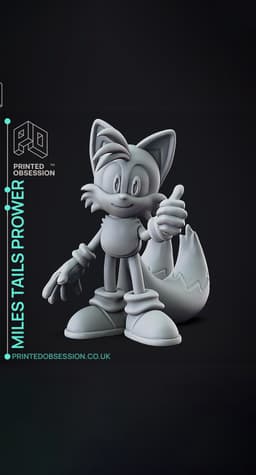 Tails - Sonic The Hedgehog - Fanart 3d model