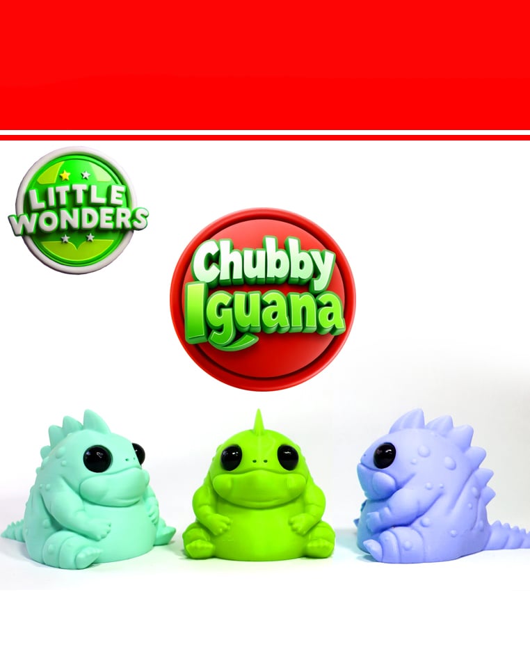 Chubby Iguana 3d model