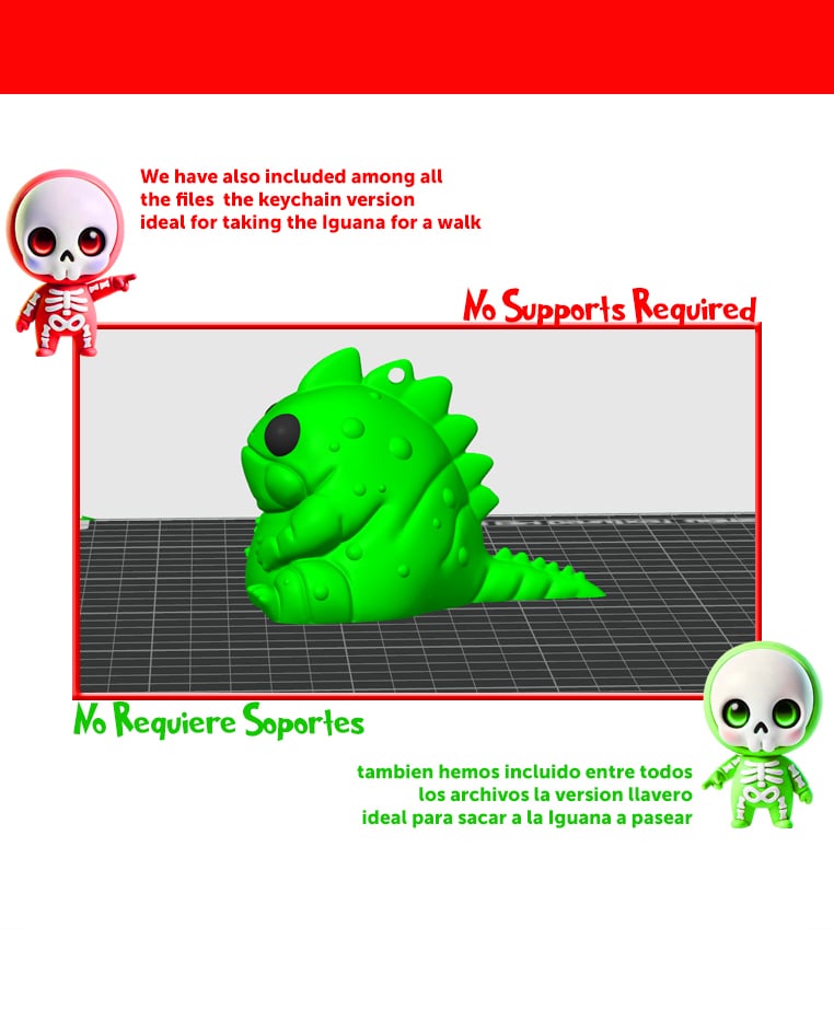 Chubby Iguana 3d model