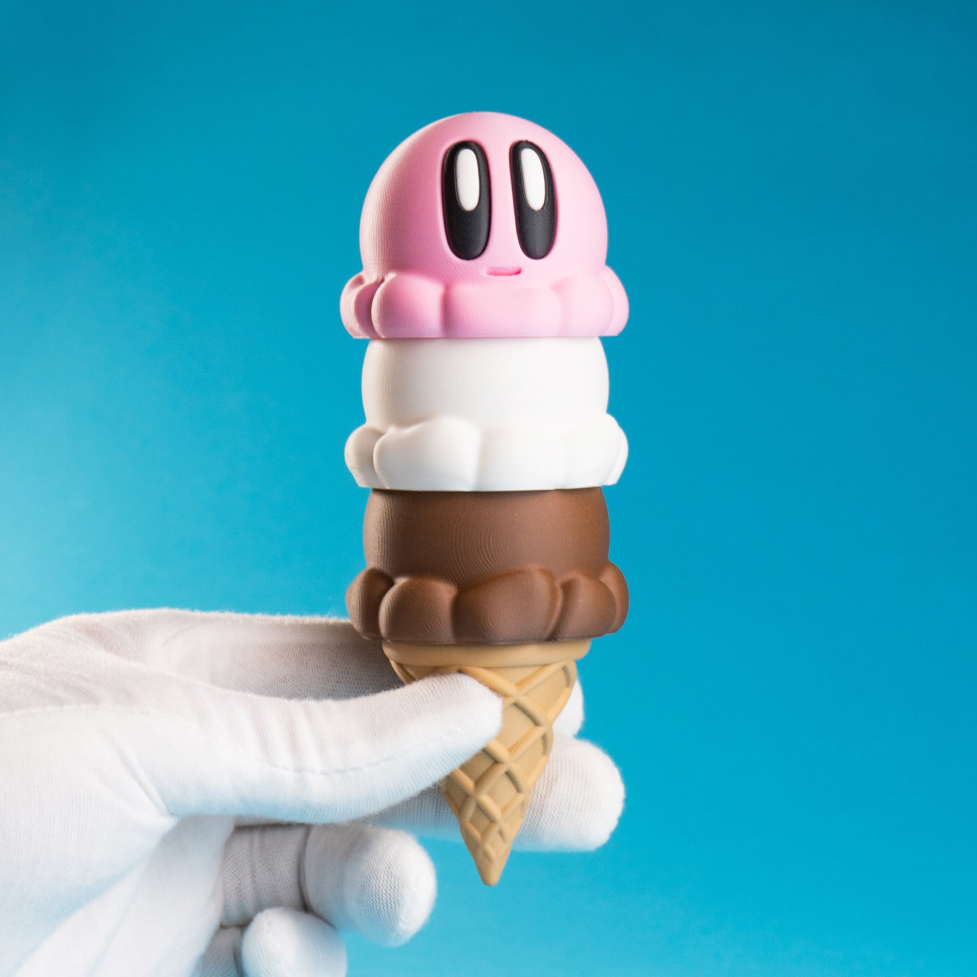 Blob Ice Cream - Modular Art Toy 3d model