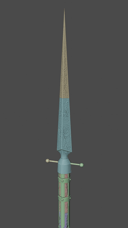 FANTASY SPEAR +1 BALDURS GATE 3 3d model