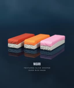 Sushi Stack — Tumble Tower Game 3d model
