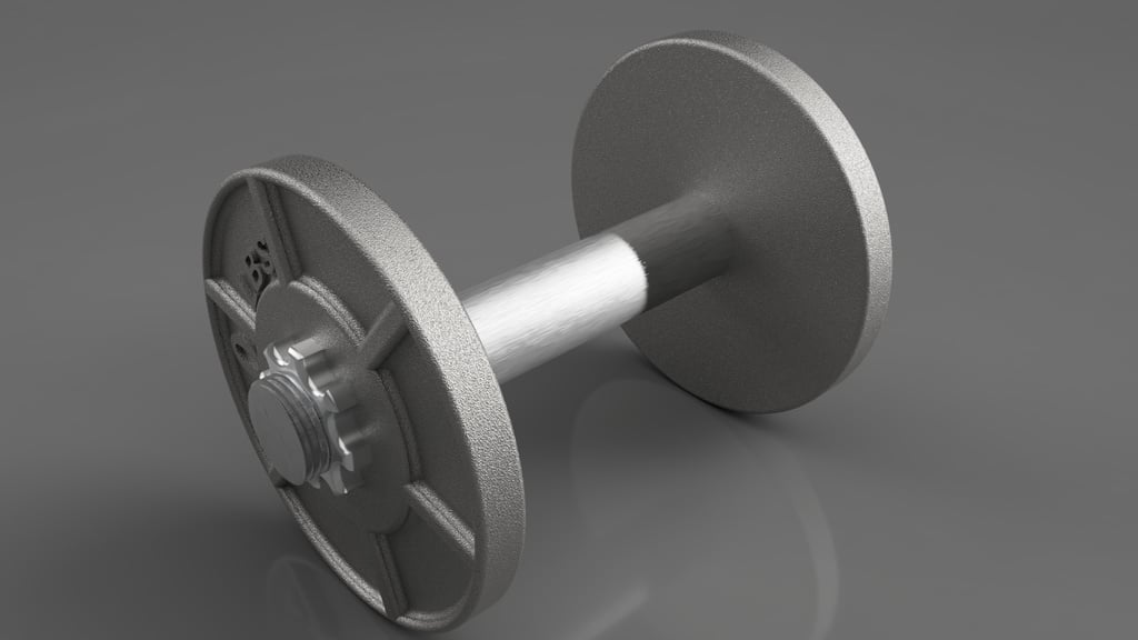 60 LB Dumbell 3d model