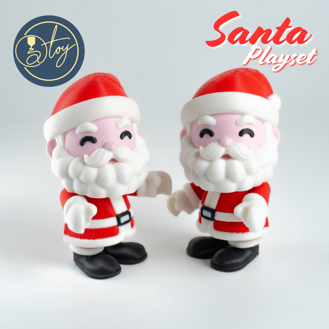 Santa Playset 3d model