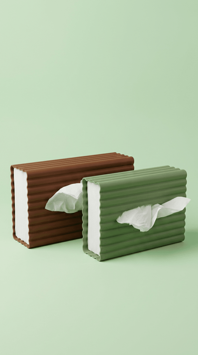 Aura Tissue Box Cover 3d model
