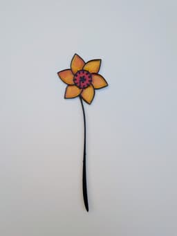 Daffodil Resin Frame 3d model