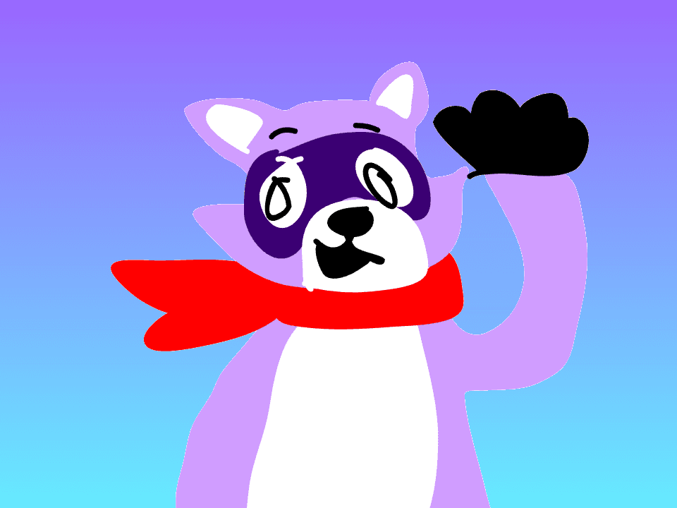 Rambley the Raccoon 3d model
