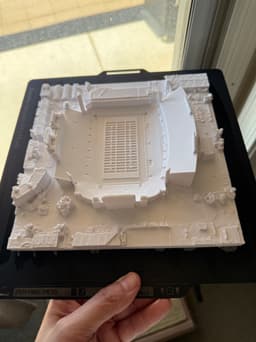 Came out pretty good. Did struggle with it warping and had to end up using glue across the entire plate instead of just the edges. 3d model