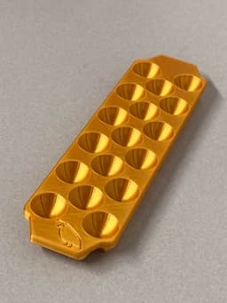 23 Quail Egg Tray with handles 3d model