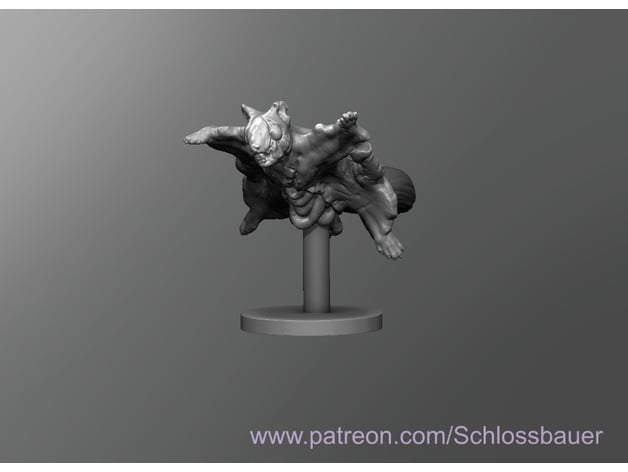 Zombie Flying Squirrel 3d model