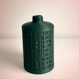 Soap/Liquid Dispenser Ornamental Grid 3d model