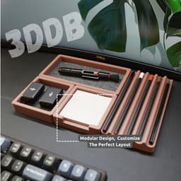1x2 Pencil Tray - MagSquares 3d model