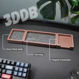 1x2 Pencil Tray - MagSquares 3d model