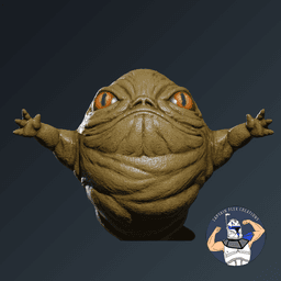 Rotta the Hutt with Backpack 3d model
