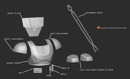 Armorer's armor 3d model