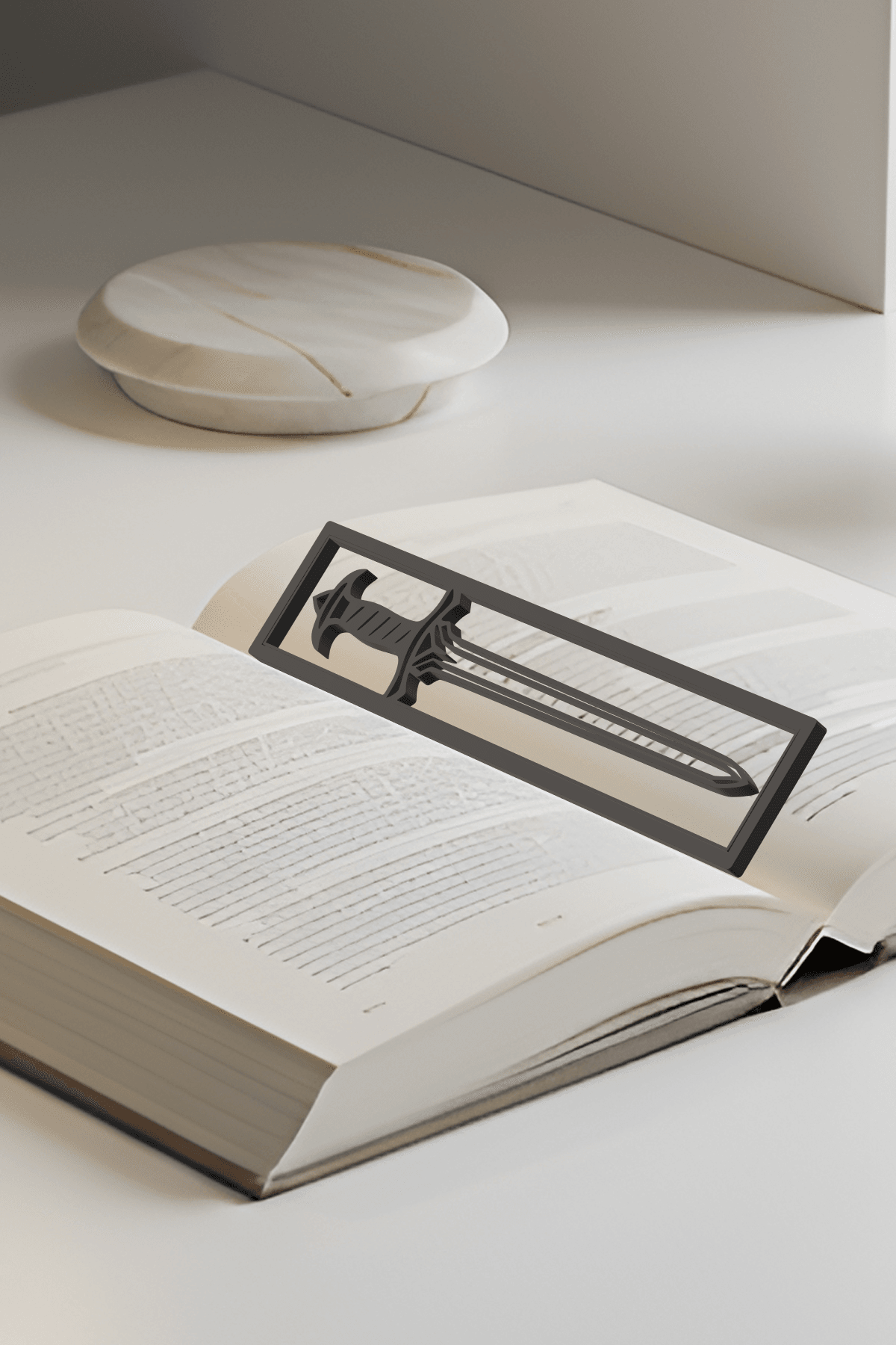 Sword Bookmark, Gift Idea 3d model