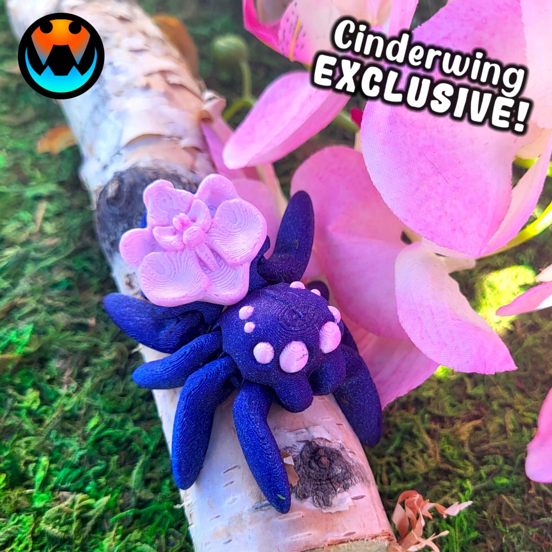 Orchid Tiny Spider 3d model