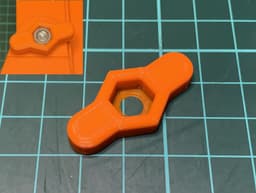 Butterfly or Wing Nut M6 3d model