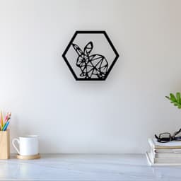 Rabbit Wall Art 3d model