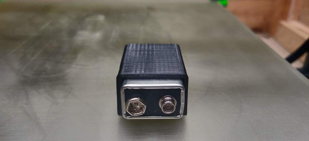 9v Battery Holder Sleeve 3d model