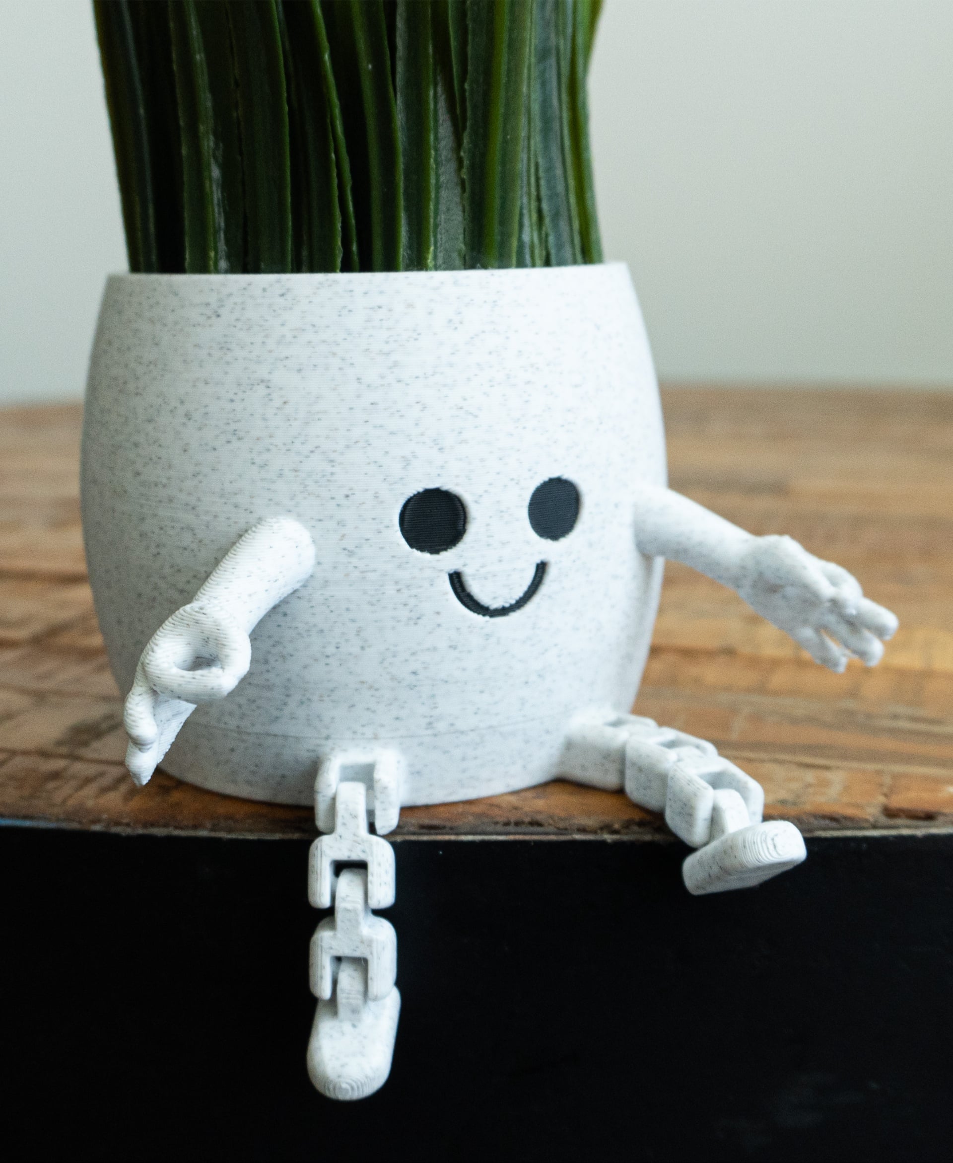 Happy Flex Sitting Planter Gotcha Hands 3d model