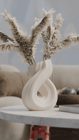 Flow Pot – Sculptural Planter for Modern Decor 3d model
