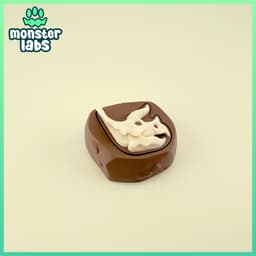 Dino Fossil Fidget Clicker Keychain Bundle 3d model