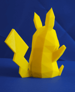 Pikachu Low Poly Pokemon 3d model